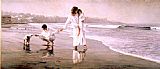 Steve Hanks Holding the Family Together painting